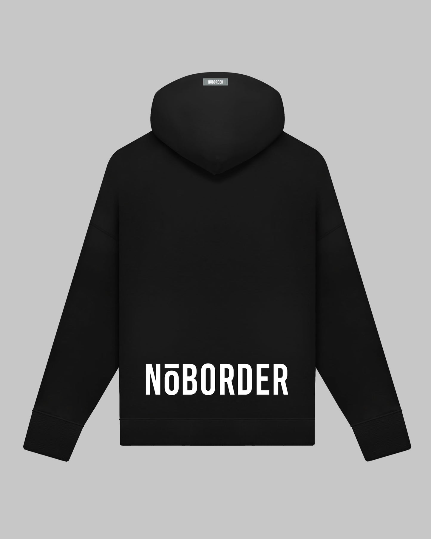 “NOBORDER” HOODIE / BLACK
