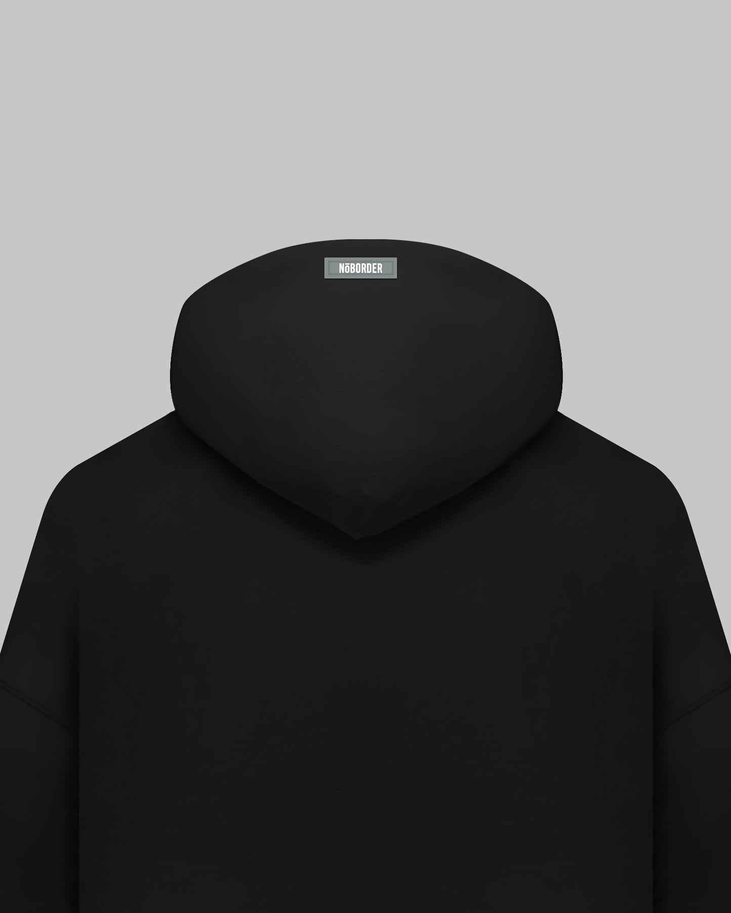 “NOBORDER” HOODIE / BLACK