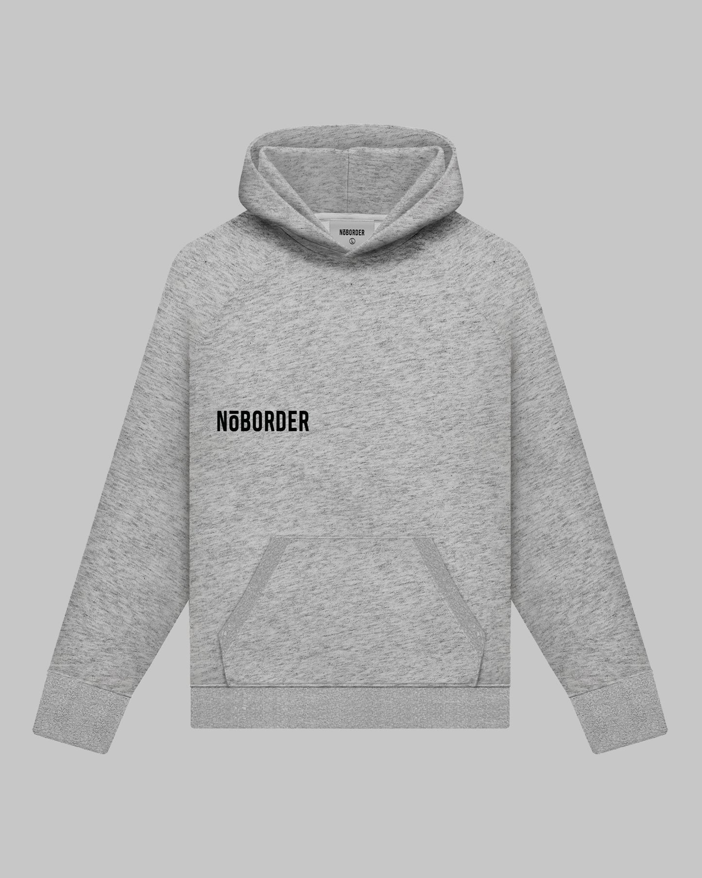 “NOBORDER” HOODIE / GRAY