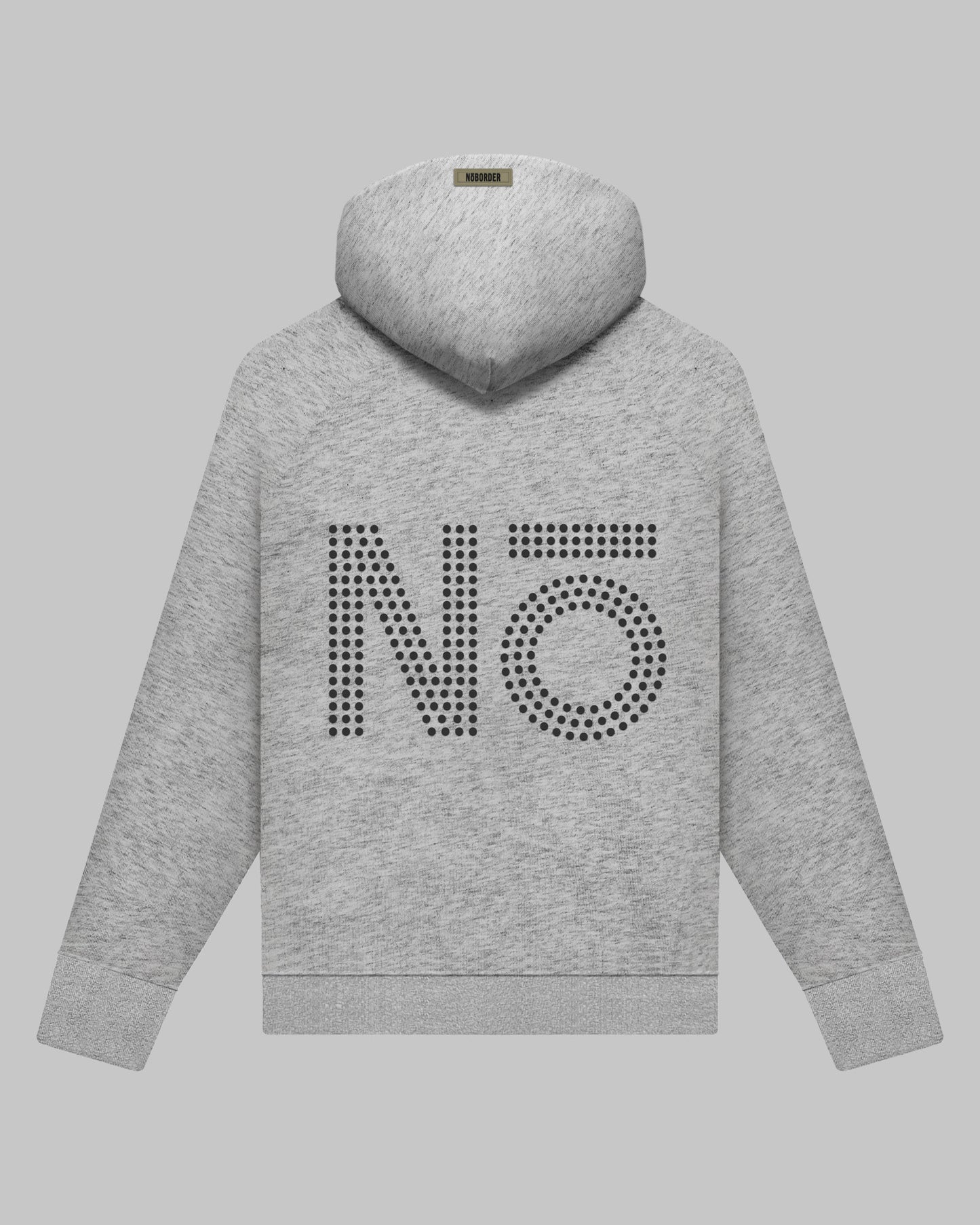 “NOBORDER” HOODIE / GRAY
