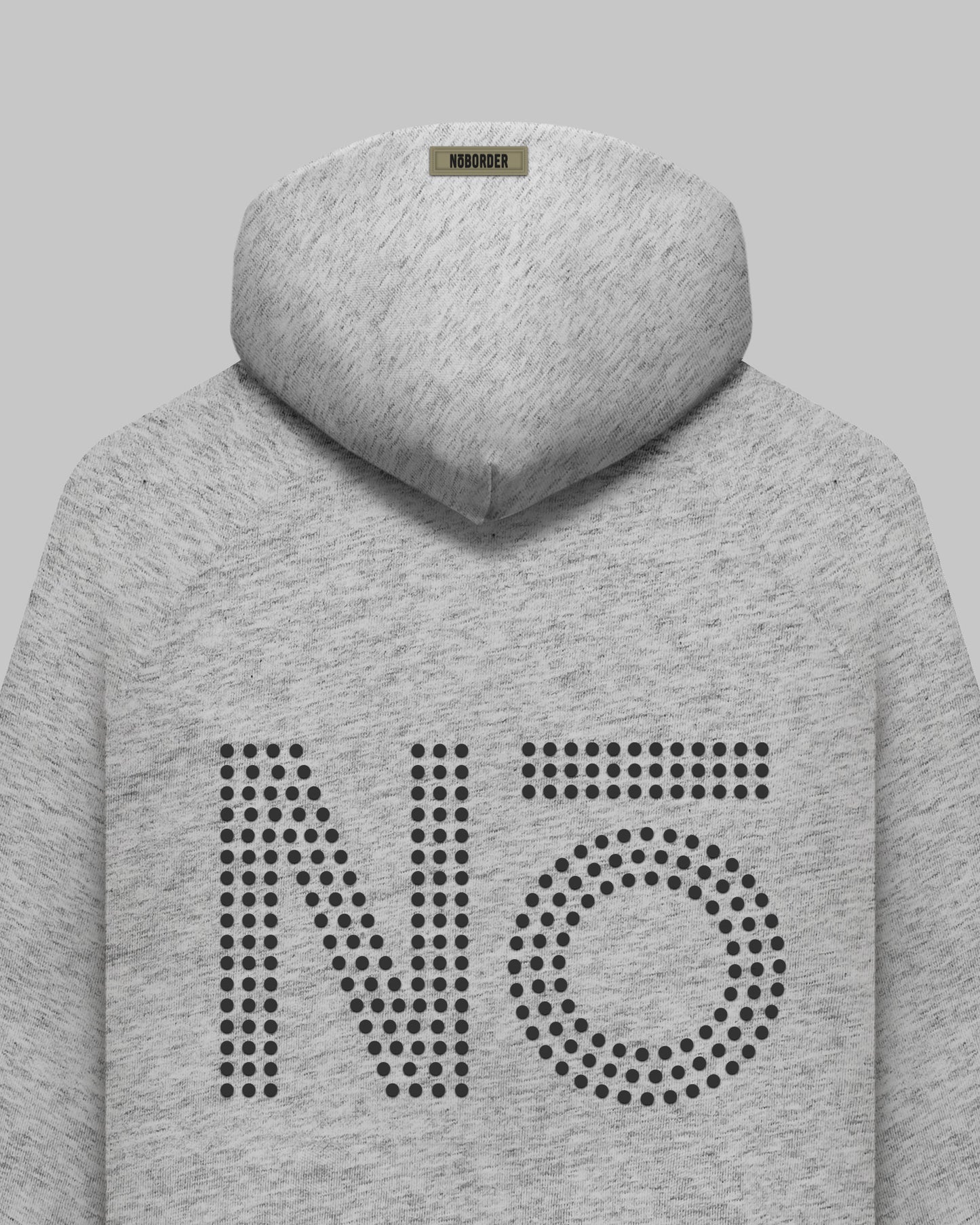 “NOBORDER” HOODIE / GRAY