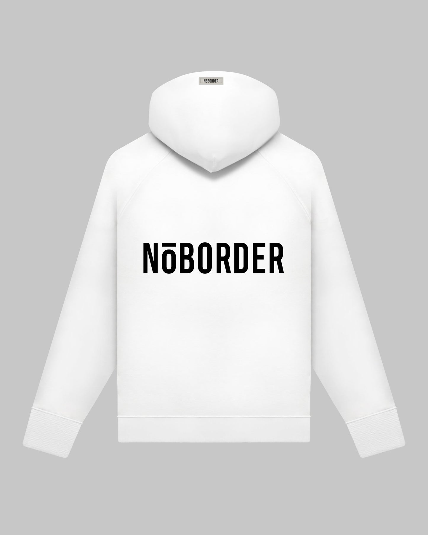 “NOBORDER” HOODIE / WHITE