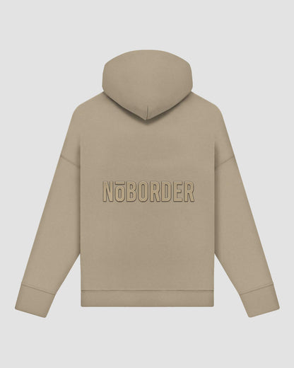 “NOBORDER” HOODI / BEIGE