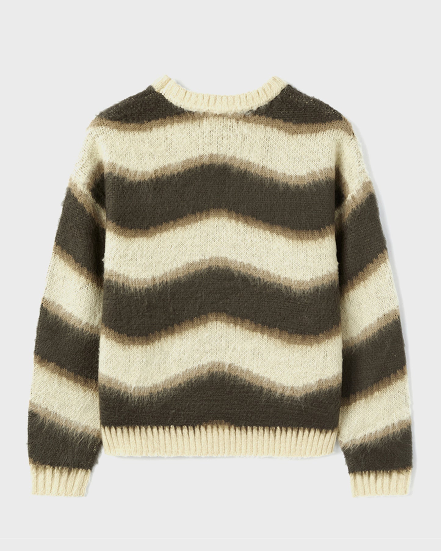 “COFWI” SUNNY WAVE STRIPE KNIT / BEIGE