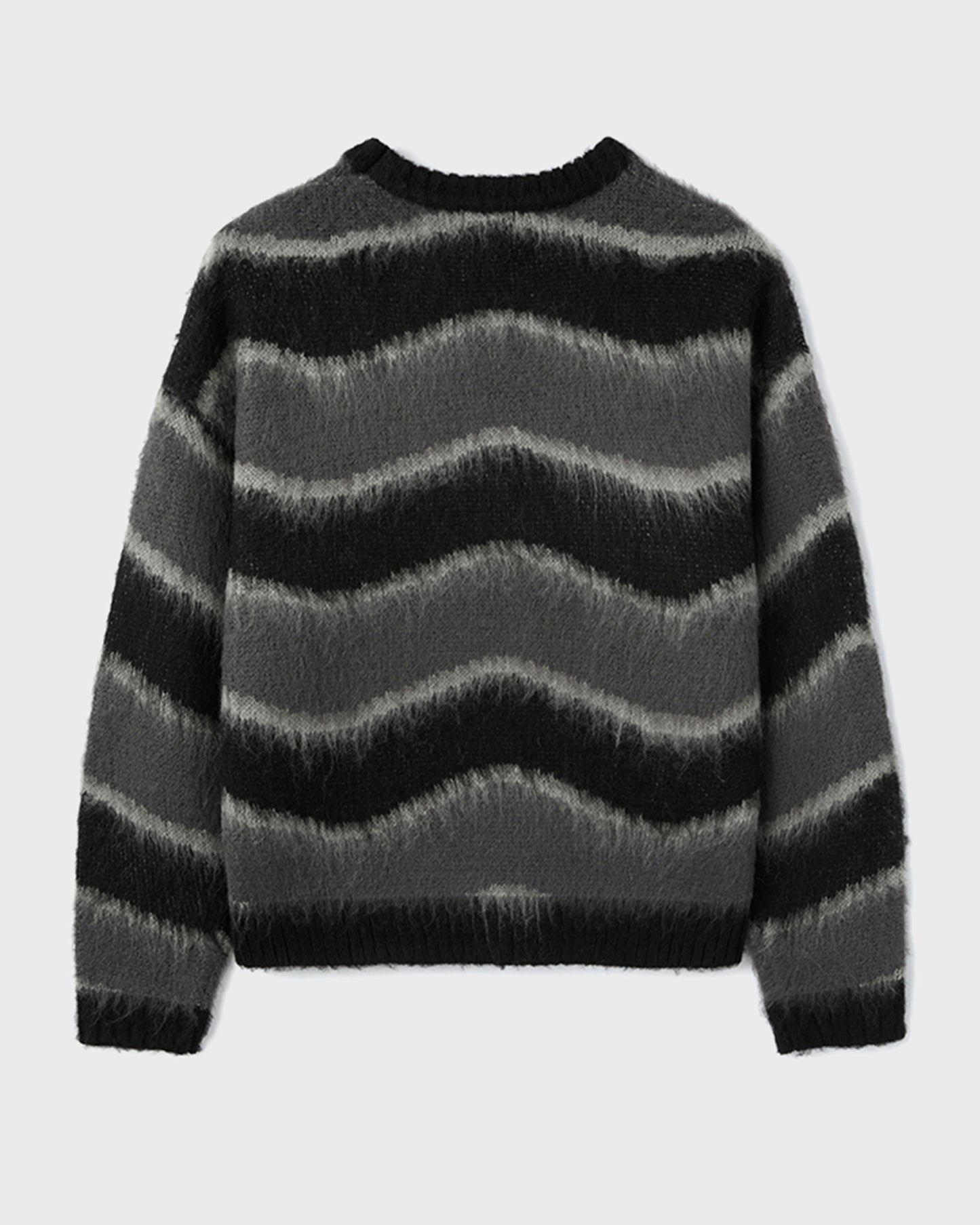 “COFWI” SUNNY WAVE STRIPE KNIT / BLACK