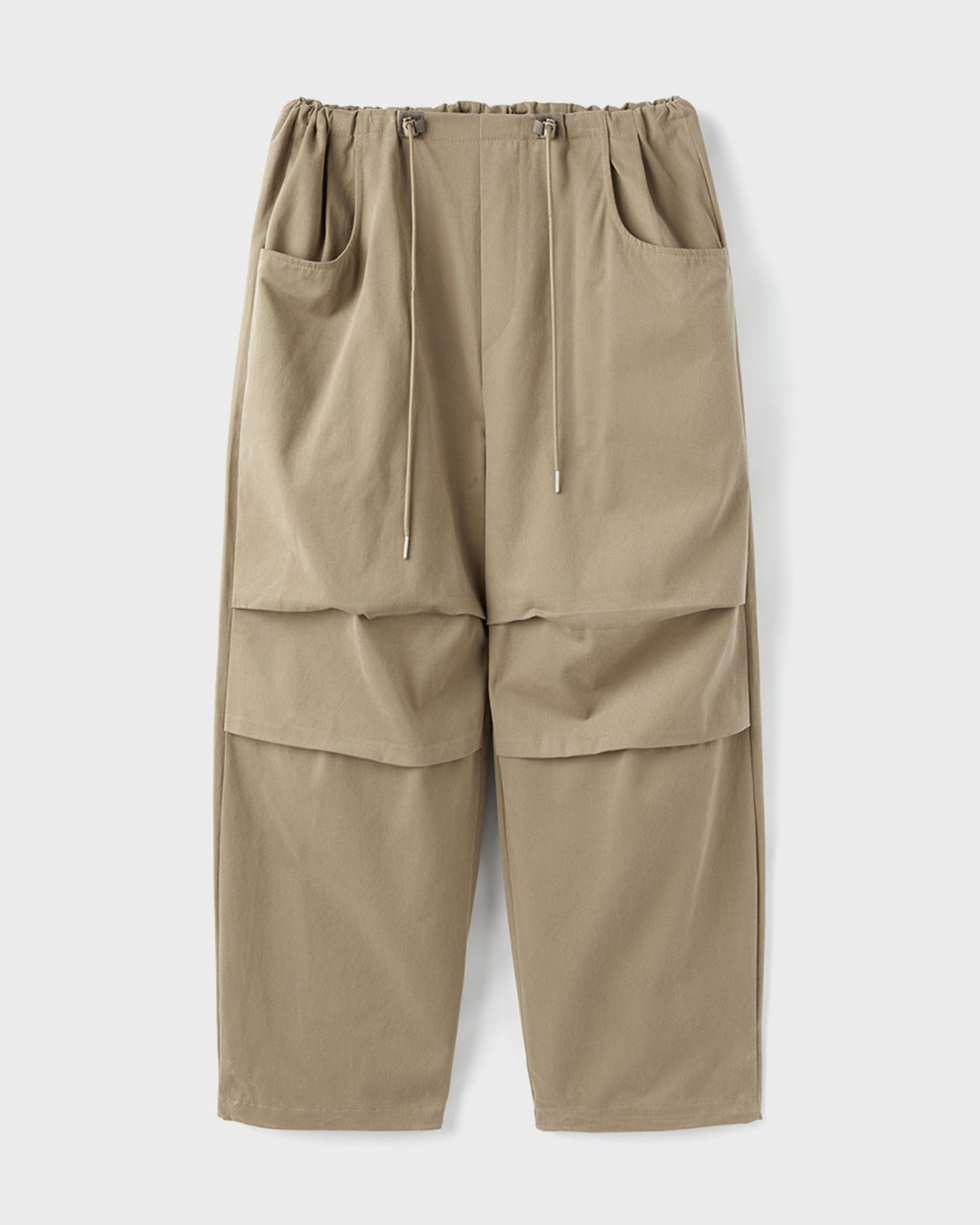 “COFWI” WAIST STRING PANTS / DARK BEIGE