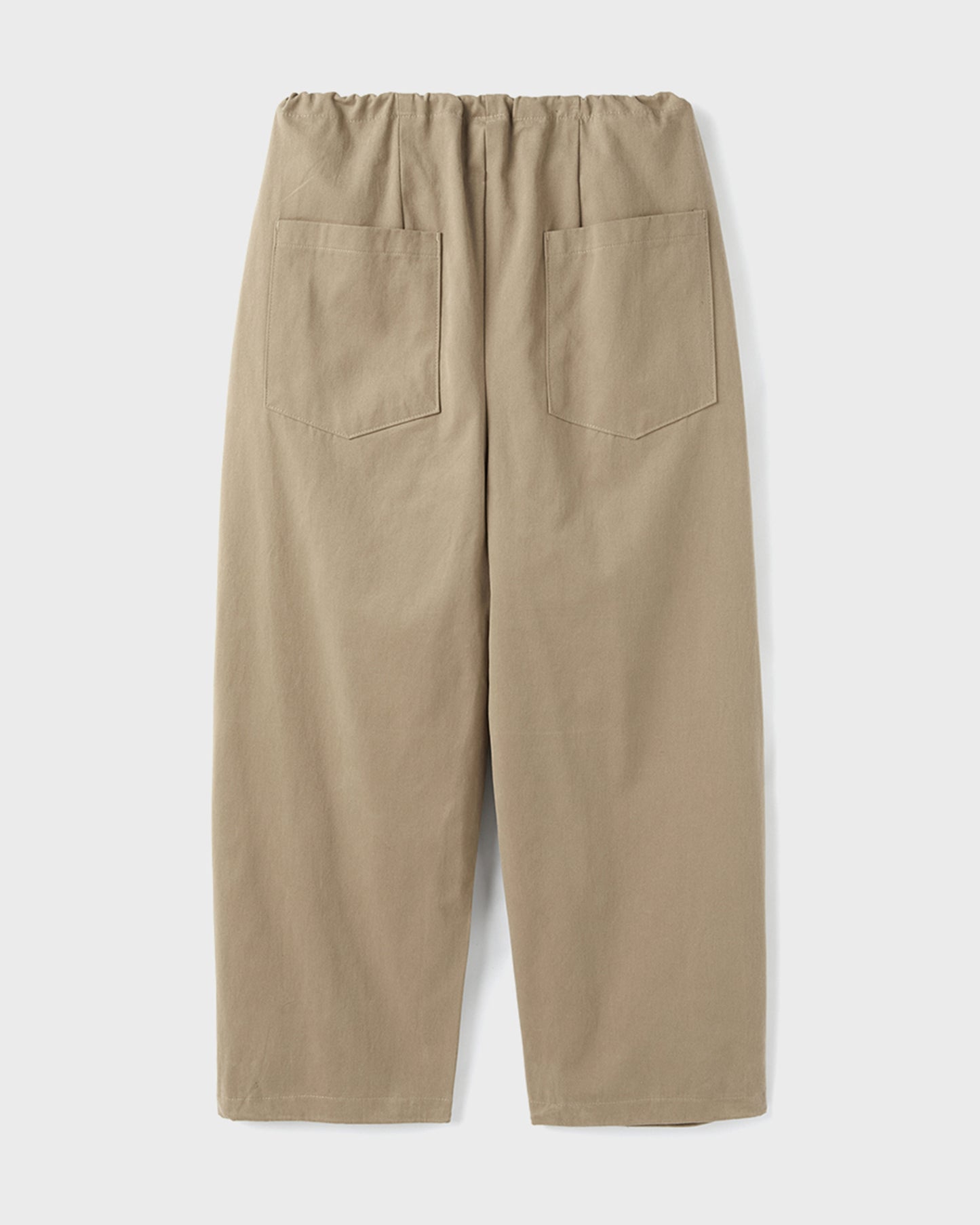 “COFWI” WAIST STRING PANTS / DARK BEIGE