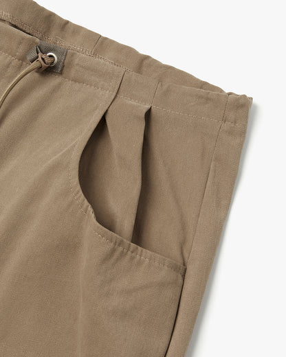 “COFWI” WAIST STRING PANTS / DARK BEIGE