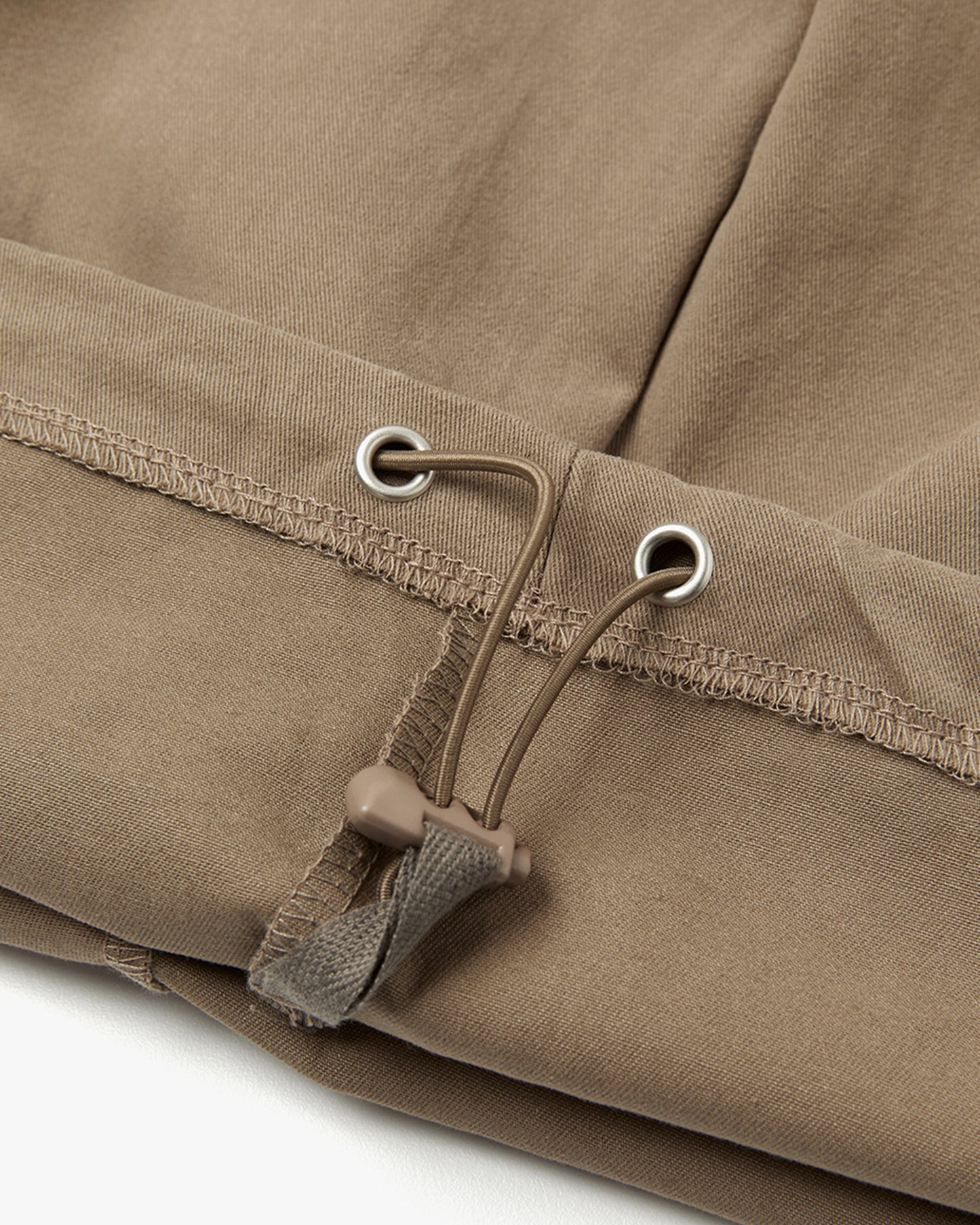 “COFWI” WAIST STRING PANTS / DARK BEIGE