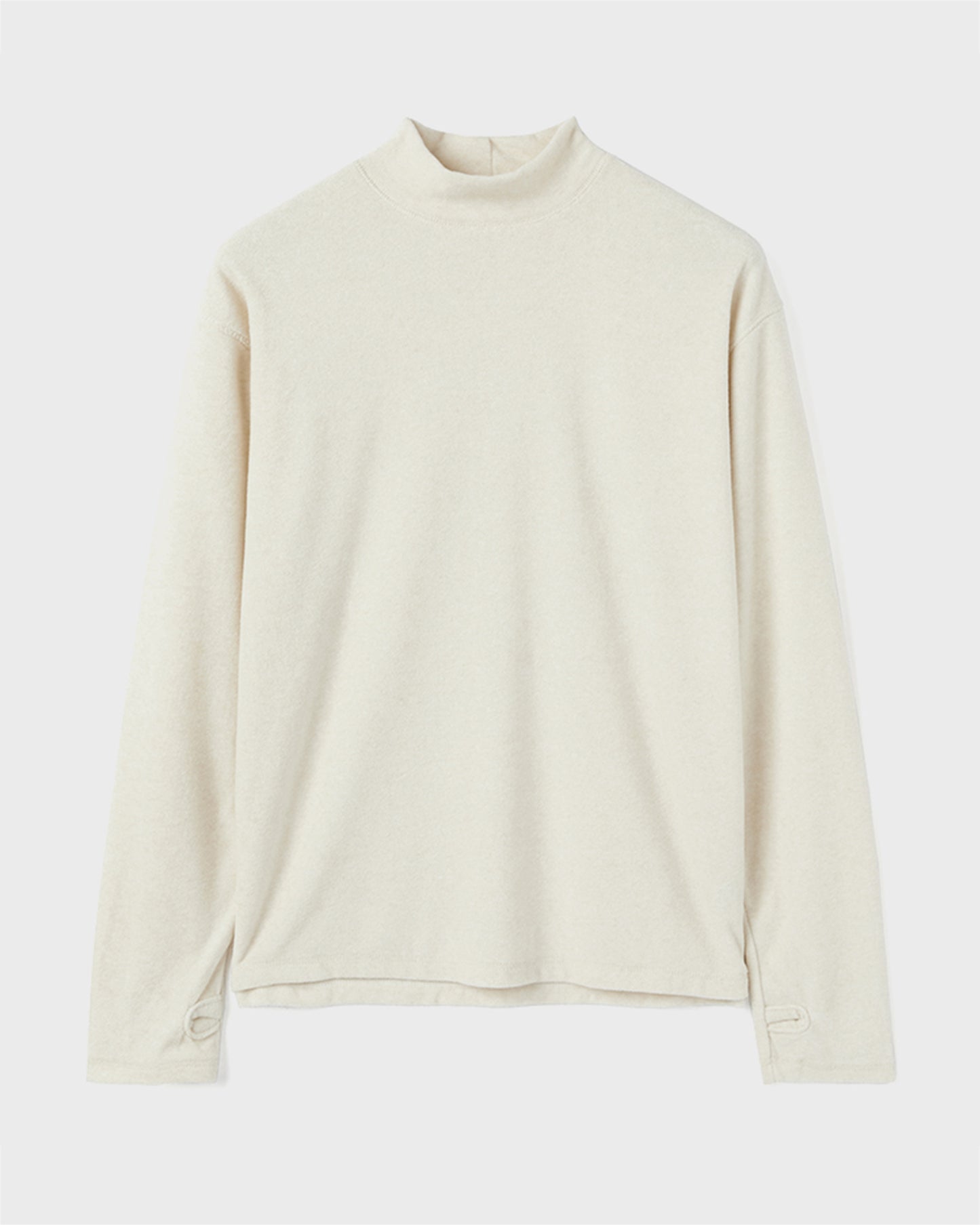 “COFWI” HALF WARMER TURTLENECK / IVORY