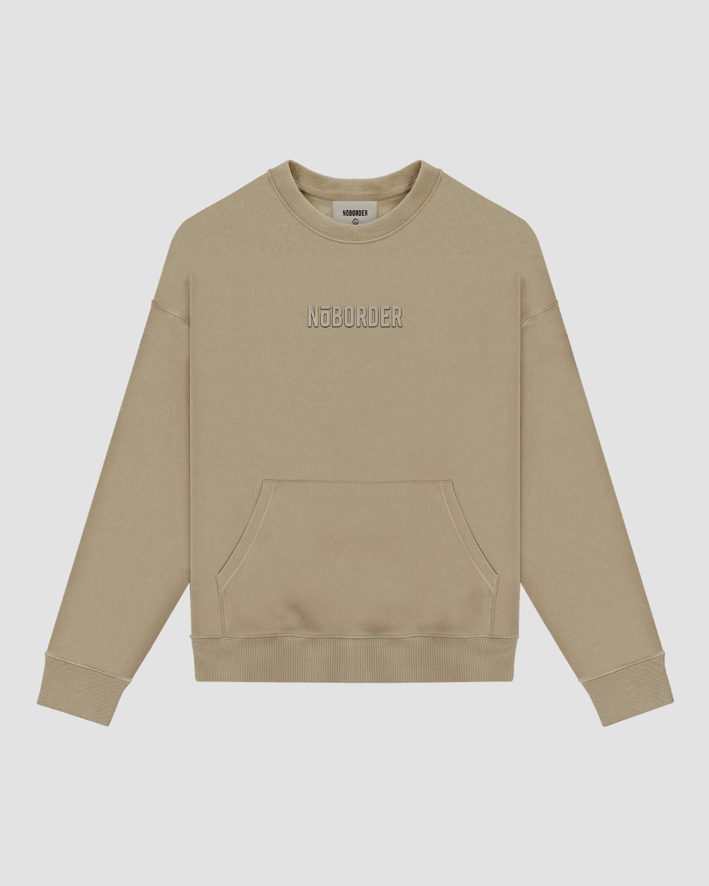 “NOBORDER” SWEAT / BEIGE