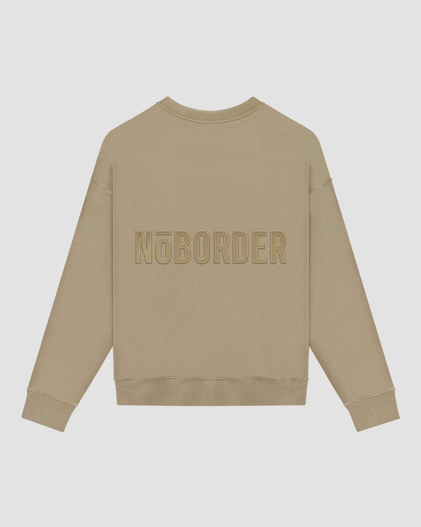 “NOBORDER” SWEAT / BEIGE