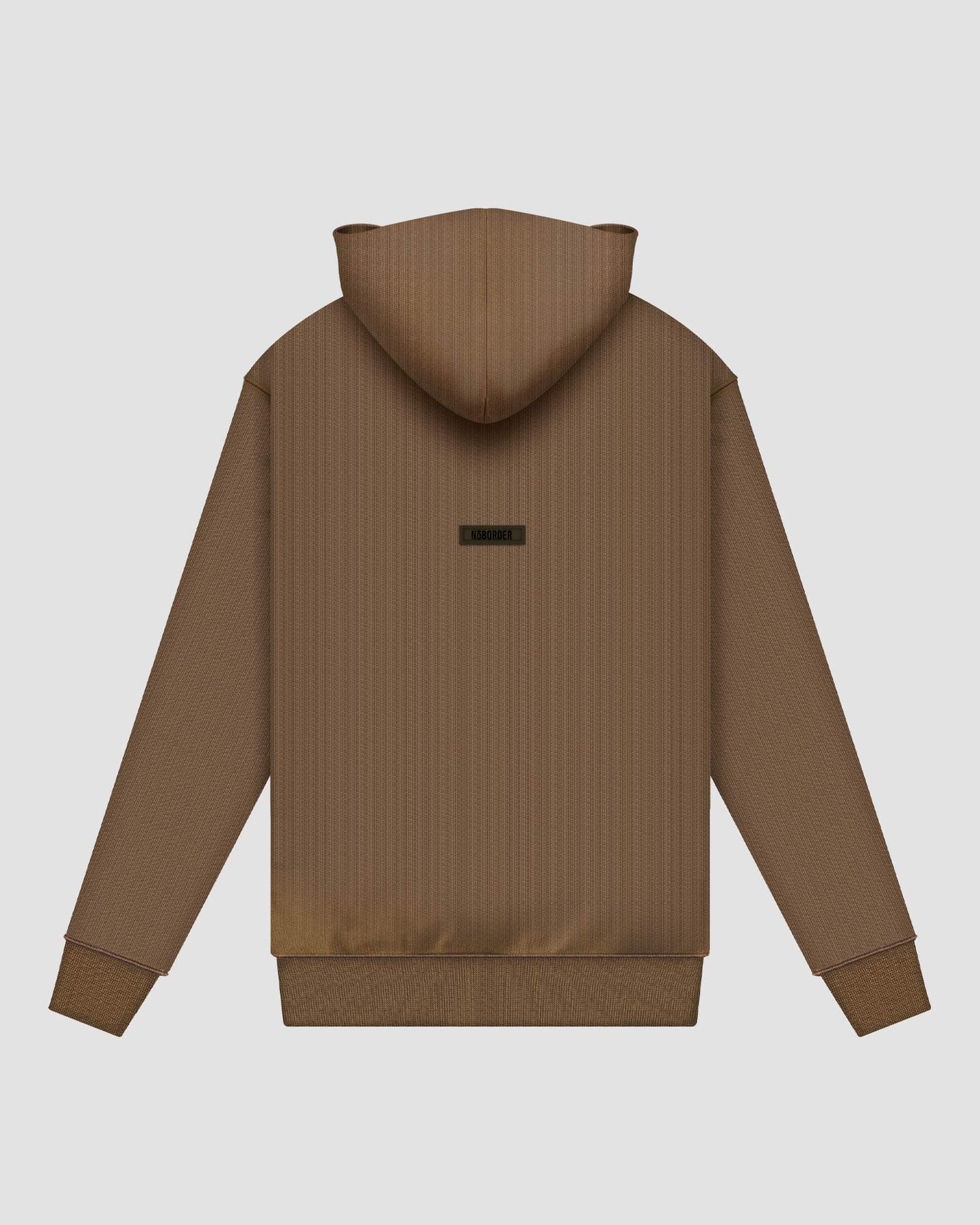 “NOBORDER” FULLZIP HOODIE / BEIGE