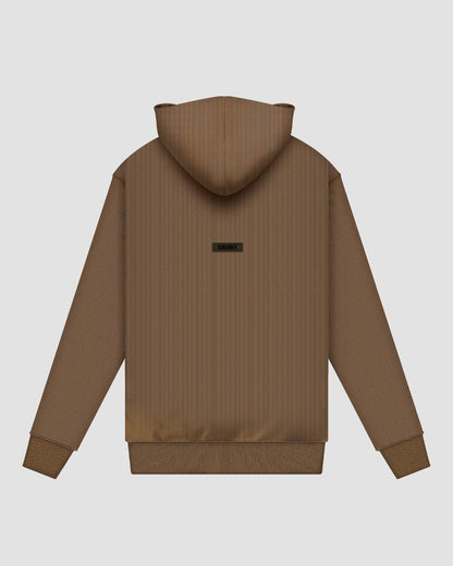 “NOBORDER” FULLZIP HOODIE / BEIGE