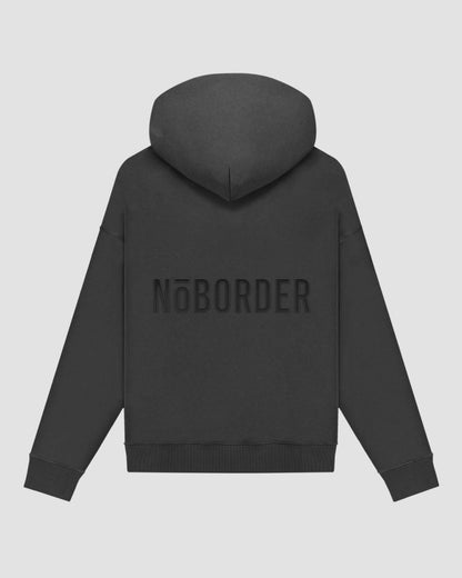 “NOBORDER” HOODIE / GRAY