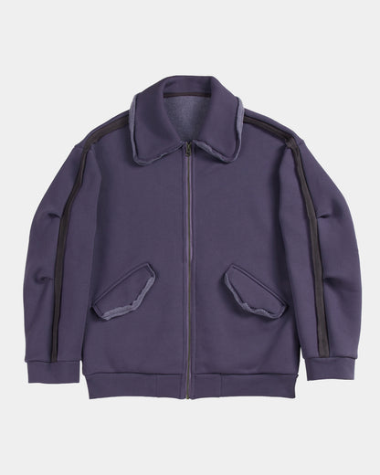 “MAYI” LAPEL LOW EDGE JACKET / LIGHT PURPLE (Womens)