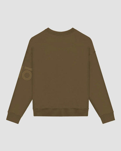 “NOBORDER” SWEAT / BROWN