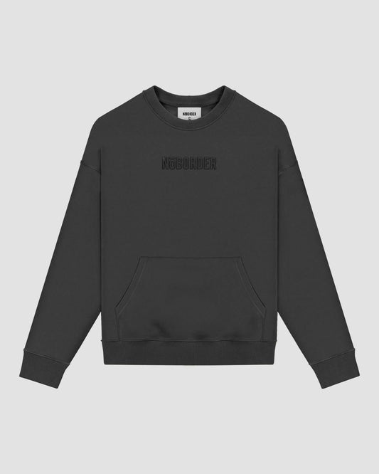 “NOBORDER” SWEAT / DARK GRAY